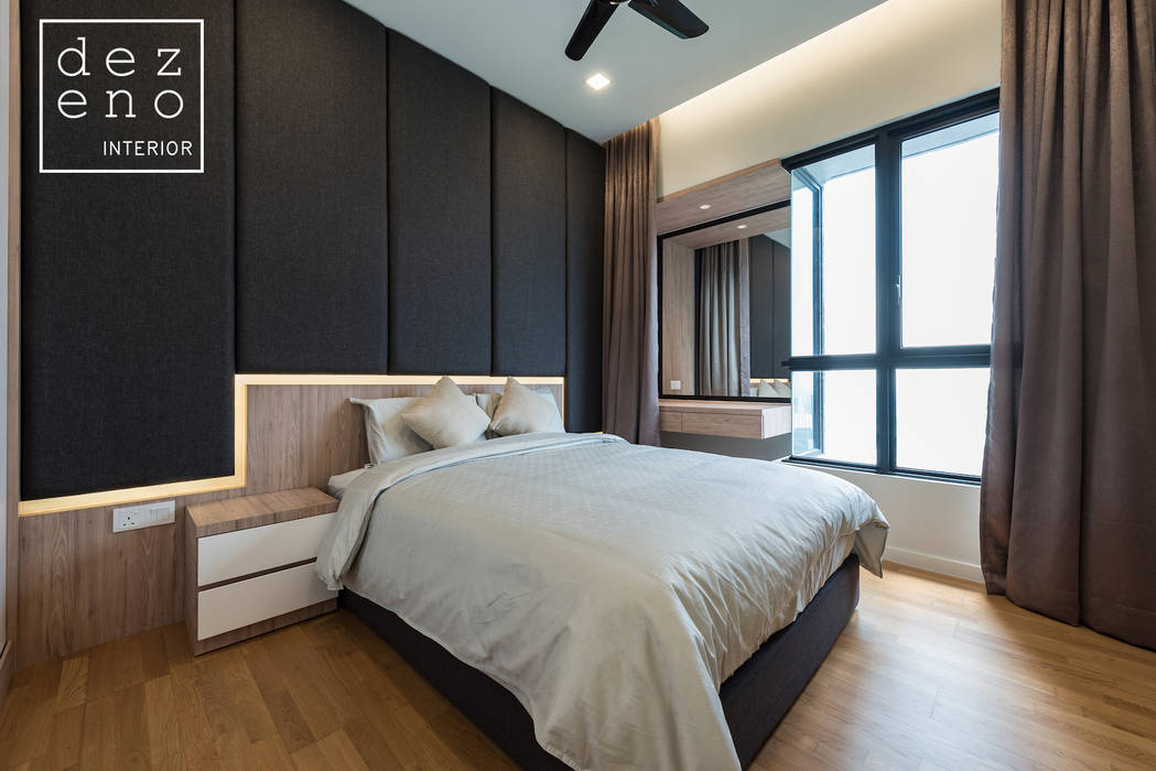 BEDROOM Dezeno Sdn Bhd Modern style bedroom Plywood