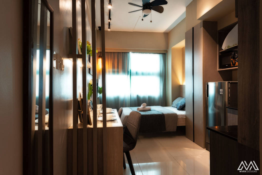 Warm & Cozy - The Symphony Tower 2 (QC), MVRX Designs MVRX Designs Modern style bedroom