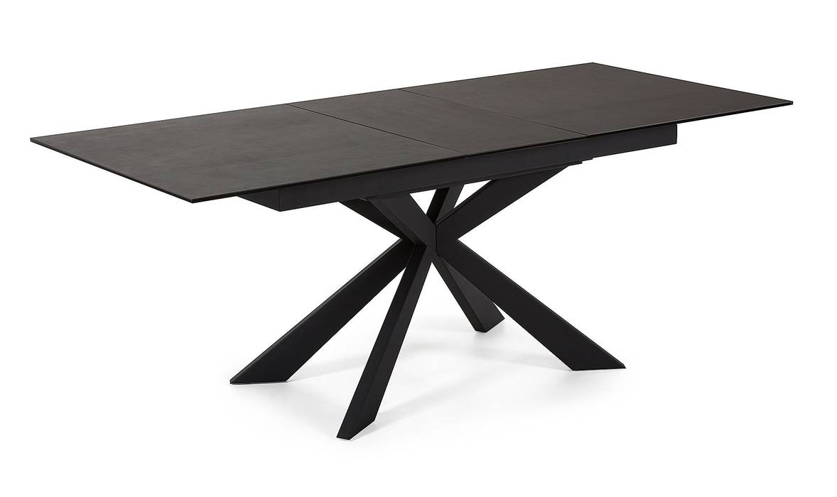 Mesa de jantar extensível com tampo em cerâmica. Extendable Dining Table with Ceramic Top. ENRETS https://www.intense-mobiliario.com/pt/mesas-de-refeicoes/20195-mesa-jantar-extensivel-enrets.html, Intense mobiliário e interiores Intense mobiliário e interiores Їдальня Таблиці