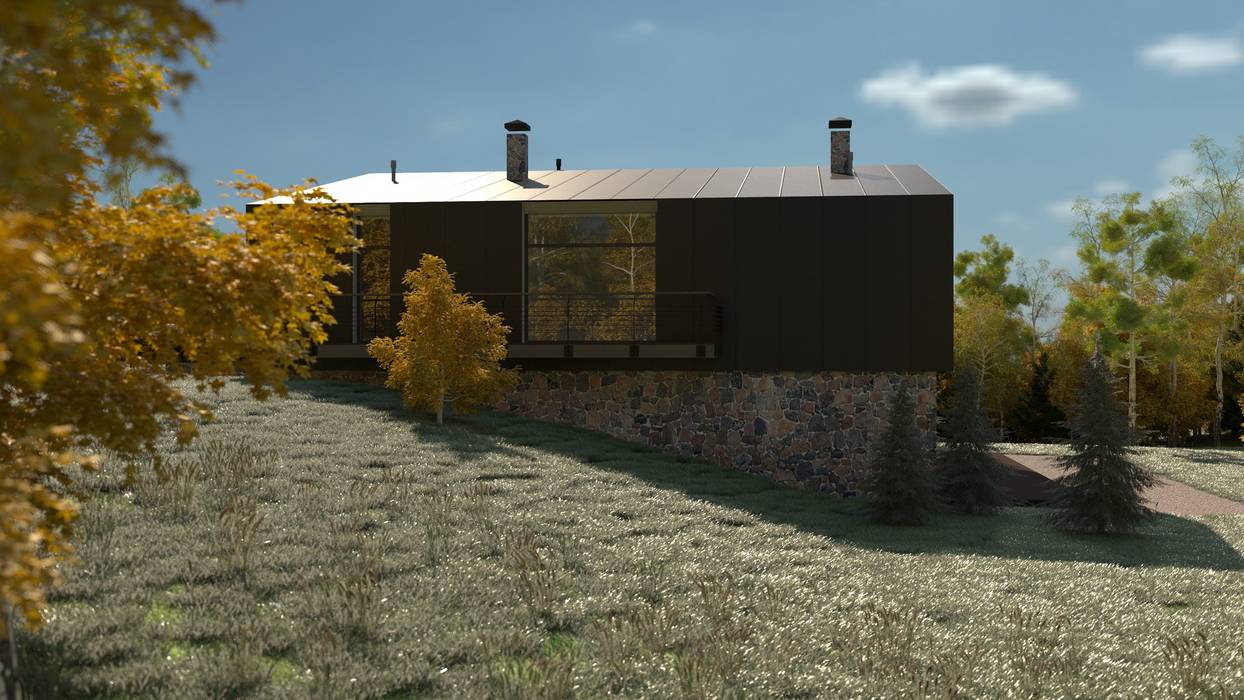 Дом в Камешках, ADK-studio ADK-studio Single family home Engineered Wood Transparent