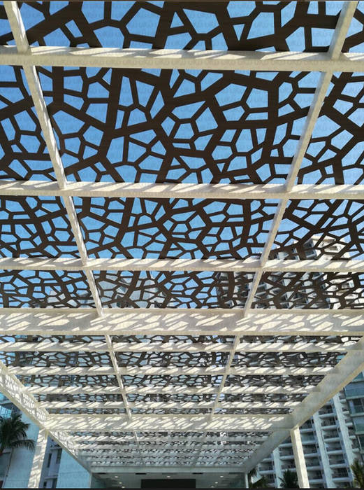 Celosía para pérgola exterior balcones y terrazas mediterráneos de uku