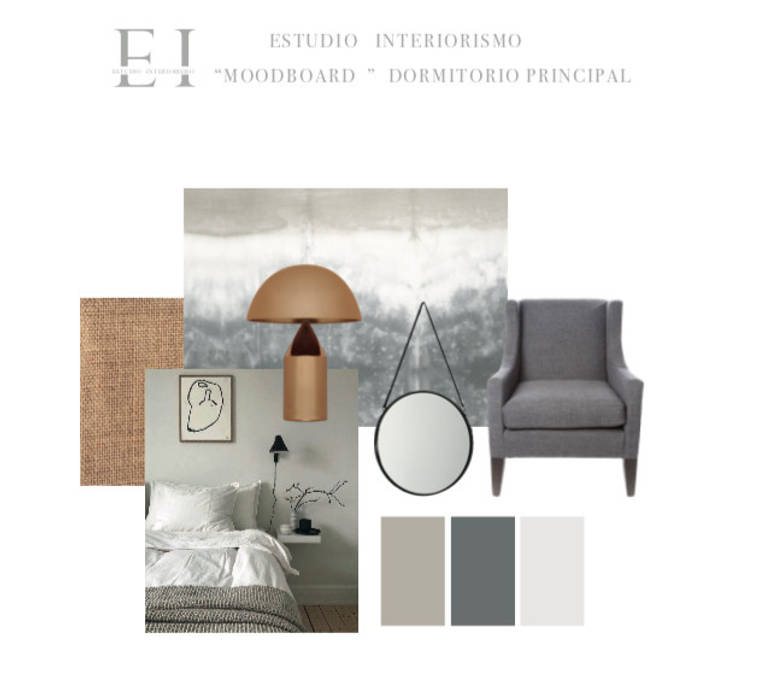 Moodboard D.Principal Estudio Interiorismo Dormitorios de estilo ecléctico Accesorios y decoración