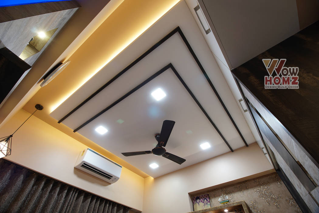 Parents Bedroom False Ceiling Design By Wow Homz Modern