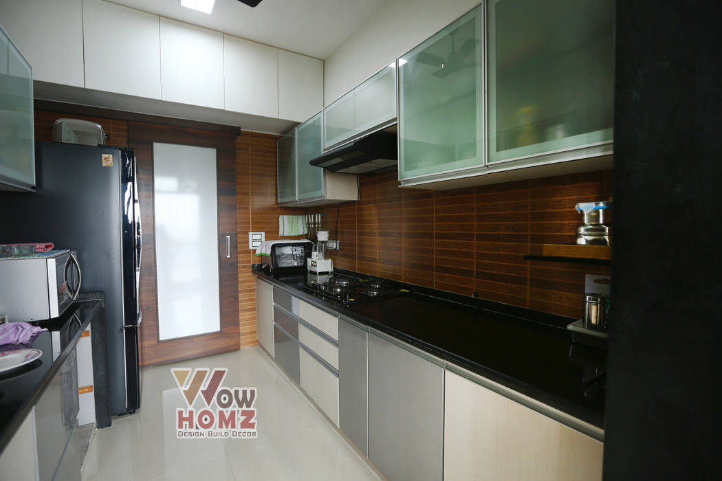 Modular Kitchen Wow Homz Small kitchens Wood Wood effect