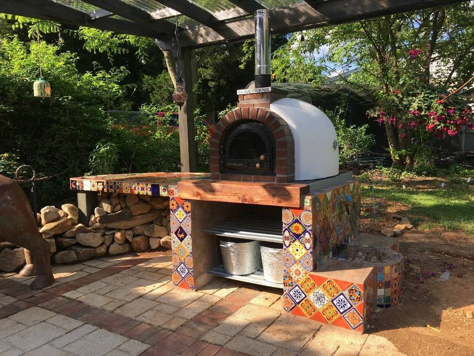 Wood - fired pizza oven , Dome Ovens® Dome Ovens® Jardines mediterráneos