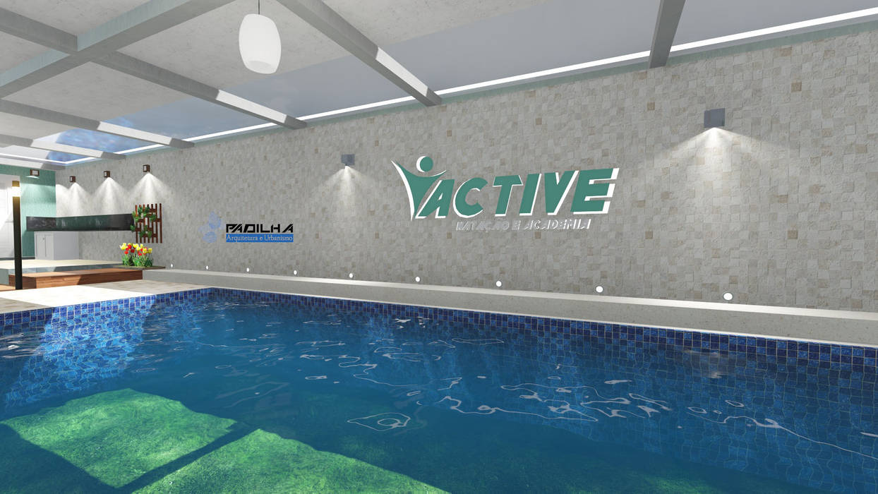 Piscina Padilha Arquitetura E Urbanismo Espacos Comerciais Modernos Homify