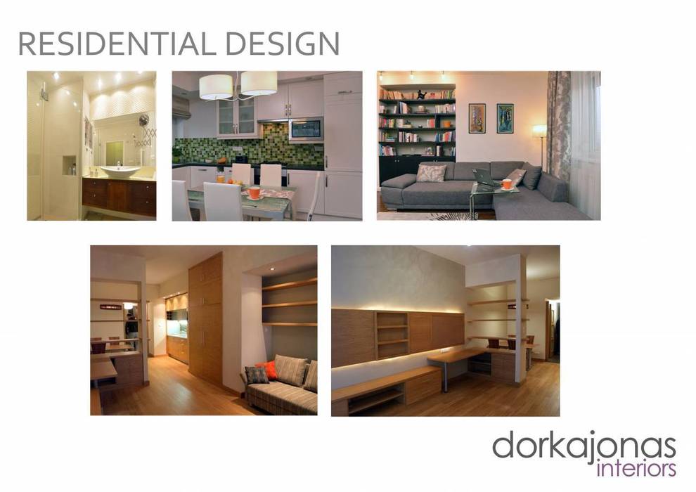 Varias proyectos, Dorka Jonas Interiors Dorka Jonas Interiors غرفة الميديا