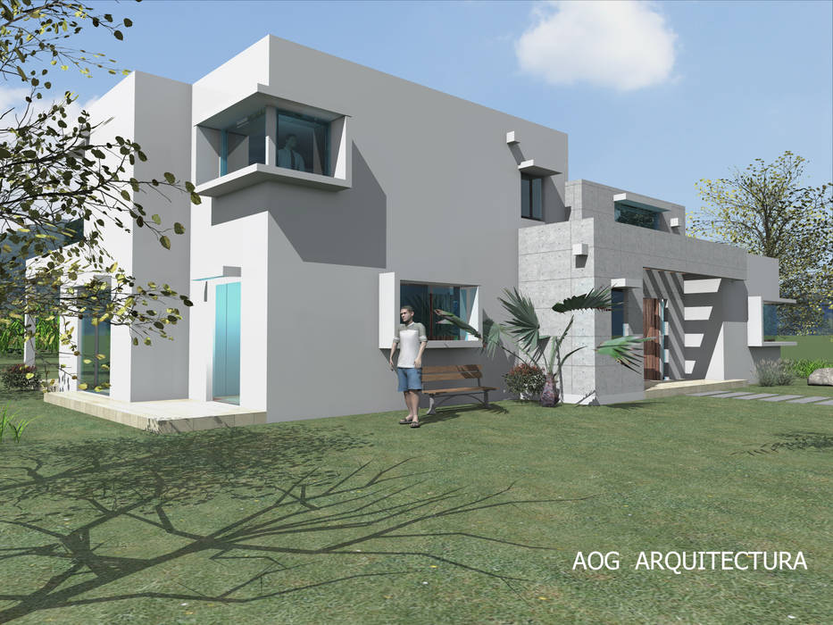 CASA J. DONOSO, AOG AOG Single family home Metal