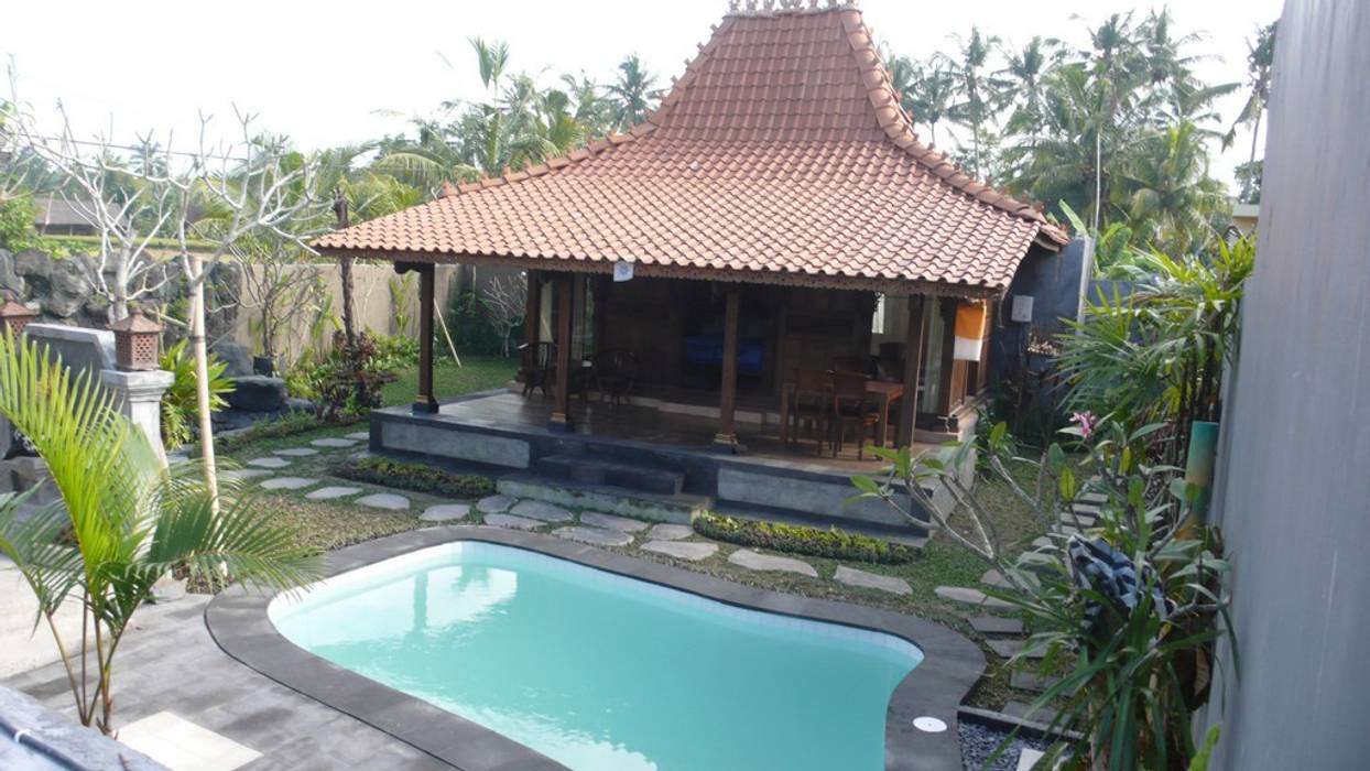 bungalow de madera 100 % reciclada , comprar en bali comprar en bali Bungalov Masif Ahşap Rengarenk