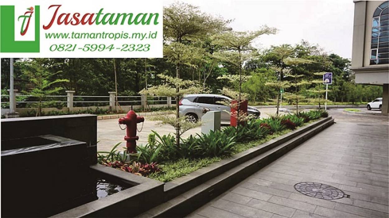 Jasa taman banjarmasin 082159942323, JASA TAMAN JASA TAMAN Ruang Komersial Bambu Green Ruang Komersial