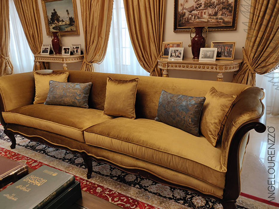Embaixada do Reino da Arábia Saudita , Angelourenzzo - Interior Design Angelourenzzo - Interior Design Salas de estar clássicas embaixada,arabia,saudita,decoração,sofa,sala,estar,design,cadeira,cadeirão,Sofás e divãs