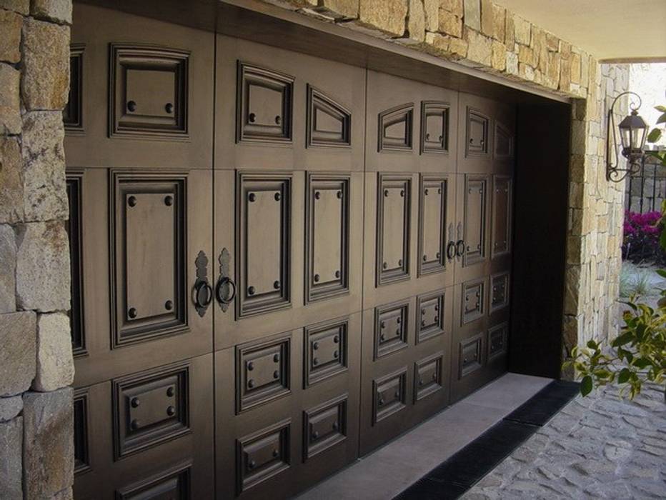 CHD company elegancia en madera., CHD COMPANY CHD COMPANY Garage Doors Solid Wood Multicolored