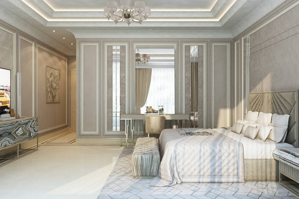 Bedroom Interior Of Female Luxury Designer, Luxury Antonovich Design Luxury Antonovich Design