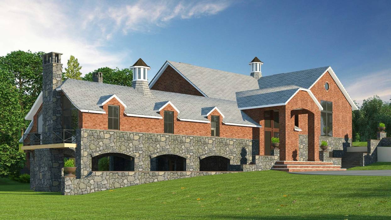 3d House Front Elevation Rendering Services By Jmsd Consultant
