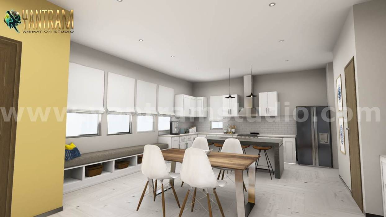 New Kitchen Design In Virtual Reality Apps Development By 3d