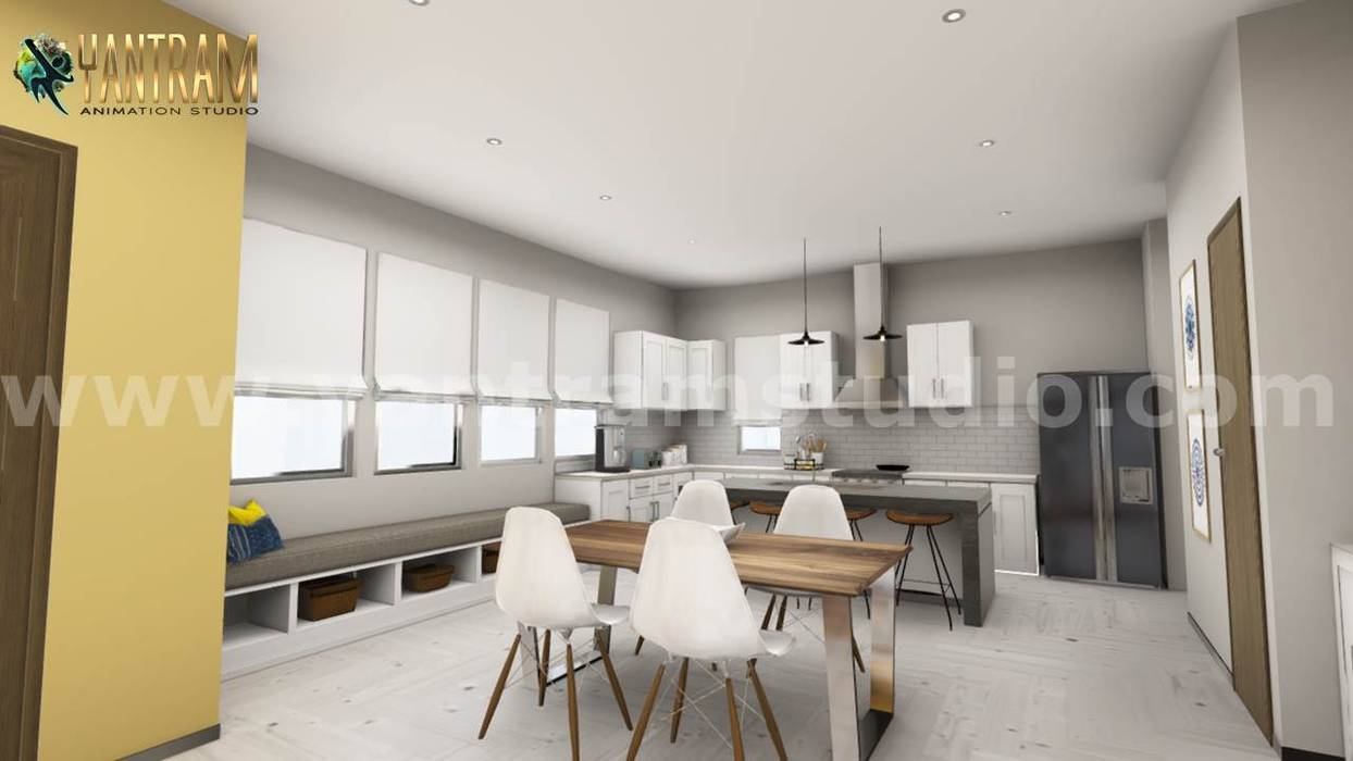 New Kitchen Design in Virtual Reality apps development by 3D Animation Studio, Malta – Europe Yantram Animation Studio Corporation Kitchen units kitchen,linterior,design,ideas,Virtual Reality,Architectural,Animation,Services,application