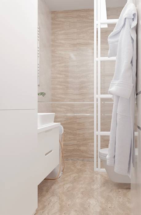 1-к квартира в ЖК Ямайка, Molyako Design Molyako Design Modern bathroom