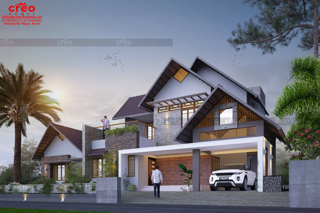 Home Architects Ernakulam, Creo Homes Pvt Ltd Creo Homes Pvt Ltd Casas unifamiliares