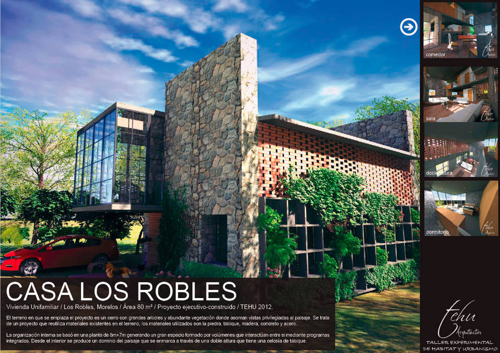 Casa Los Robles, TEHUarquitecto TEHUarquitecto Small houses