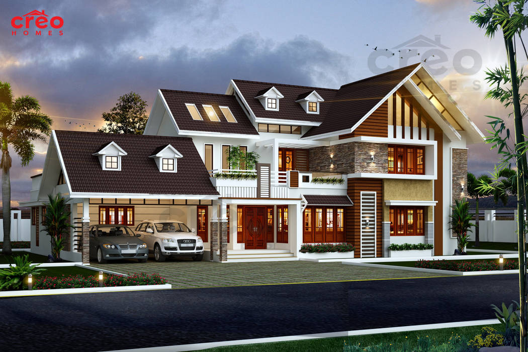 Creative Home Designs In Kochi Creo Homes Pvt Ltd Detached home