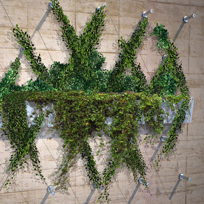 Ecowall Jah Building Solutions Jardins de fachadas de casas