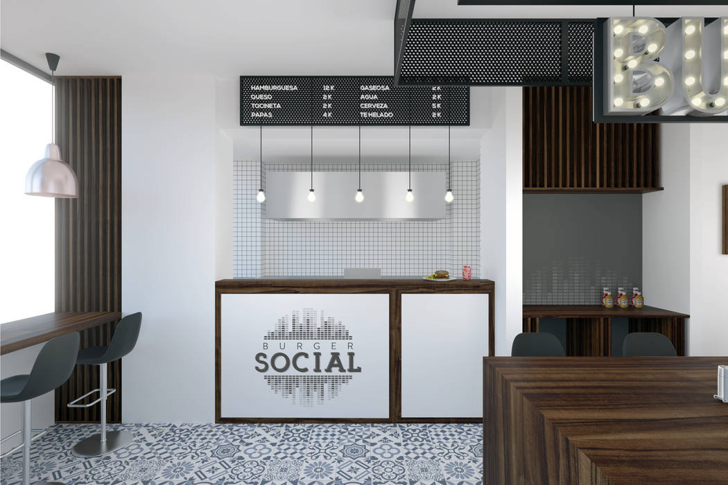 Burger Social, Gamma Gamma 商业空间 餐廳