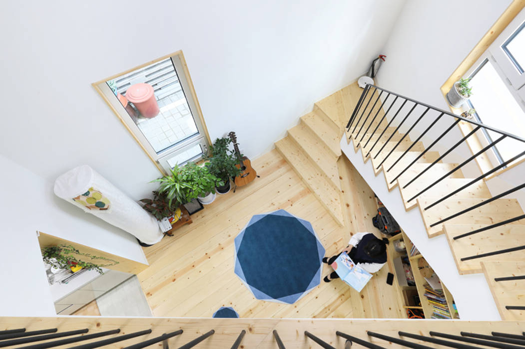 청주 조각케이크하우스 계단 주택설계전문 디자인그룹 홈스타일토토 계단 우드 우드 그레인
