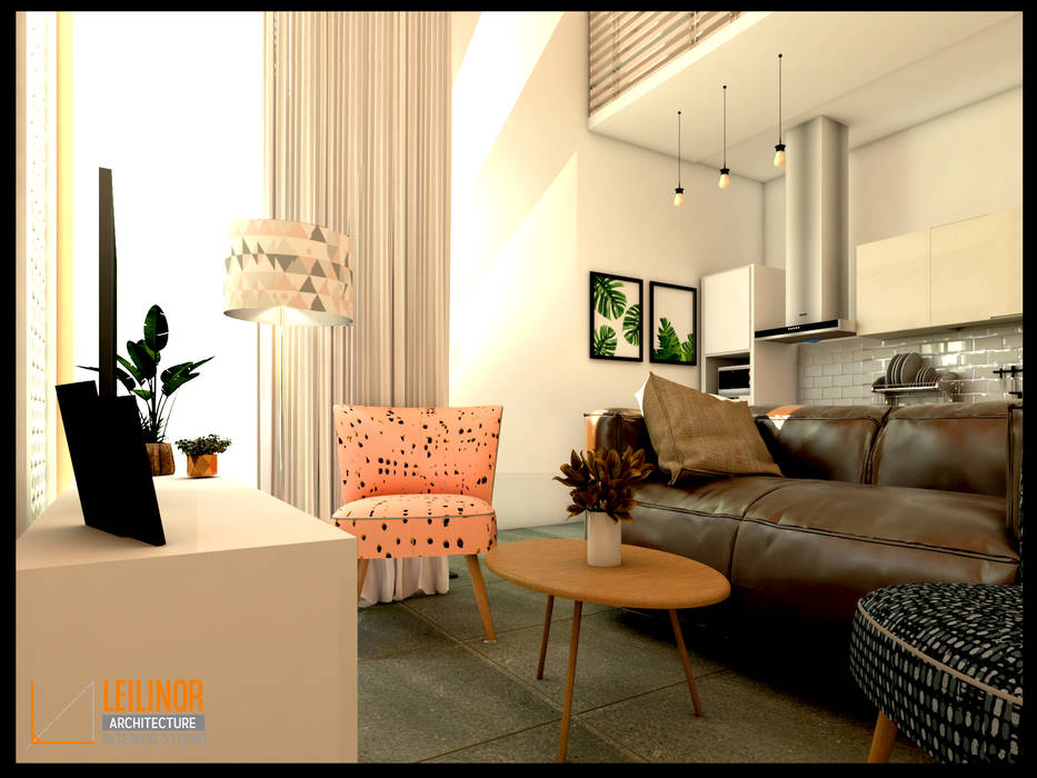 Modern House, CV Leilinor Architect CV Leilinor Architect Ruang Keluarga Modern