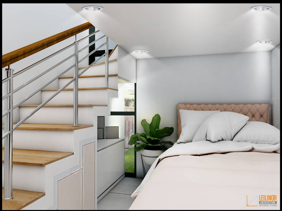 Modern House, CV Leilinor Architect CV Leilinor Architect Small bedroom