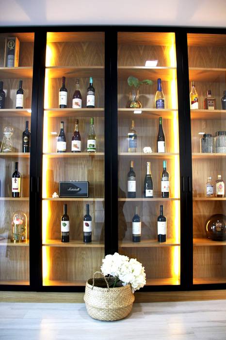 A importância da iluminação na decoração , MIA arquitetos MIA arquitetos Minimalist wine cellar