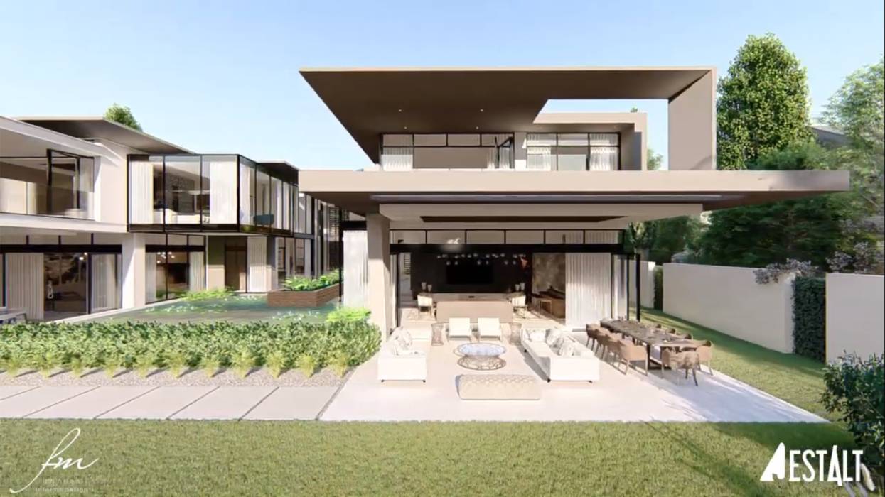 Hyde Park Luxury residence, FRANCOIS MARAIS ARCHITECTS FRANCOIS MARAIS ARCHITECTS Modern houses