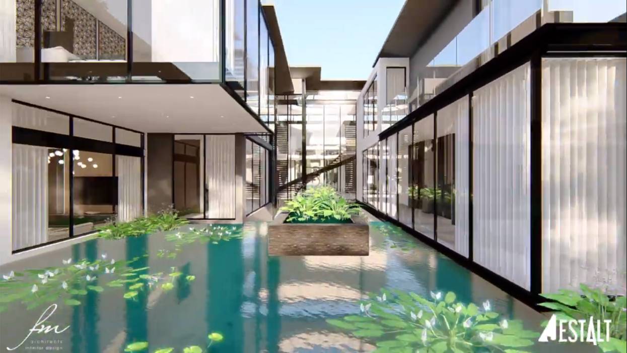 Hyde Park Luxury residence, FRANCOIS MARAIS ARCHITECTS FRANCOIS MARAIS ARCHITECTS Jardines de estilo moderno