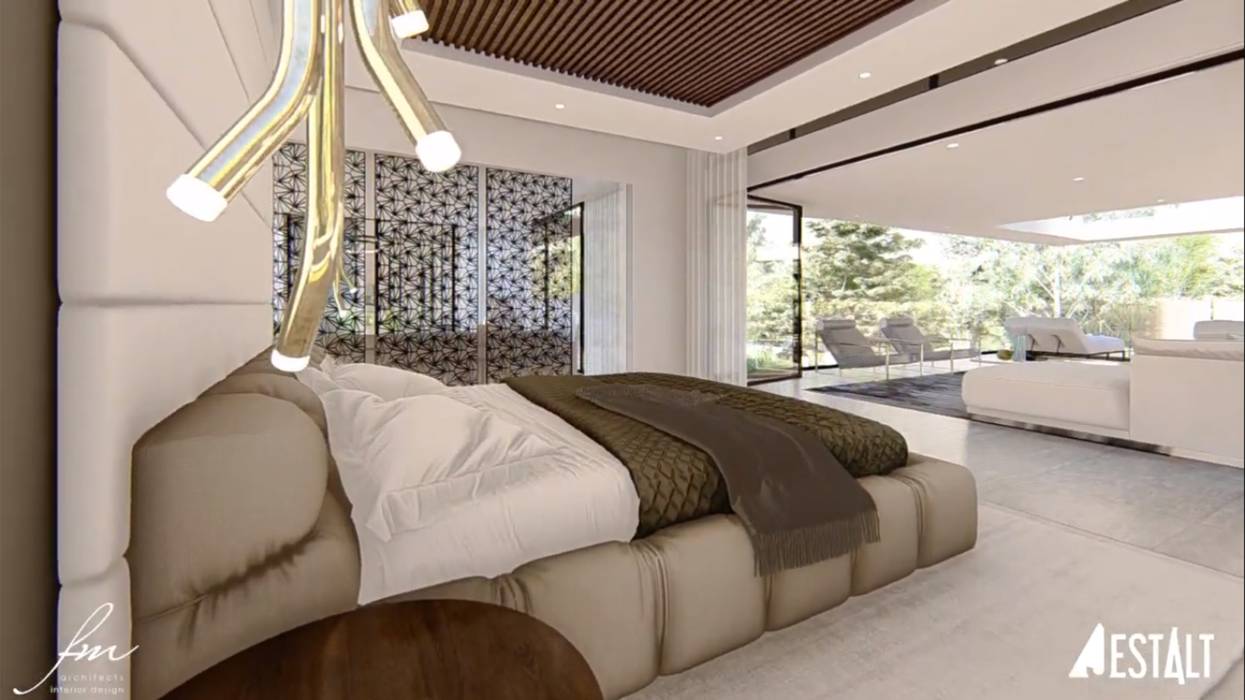 Hyde Park Luxury residence, FRANCOIS MARAIS ARCHITECTS FRANCOIS MARAIS ARCHITECTS Modern style bedroom