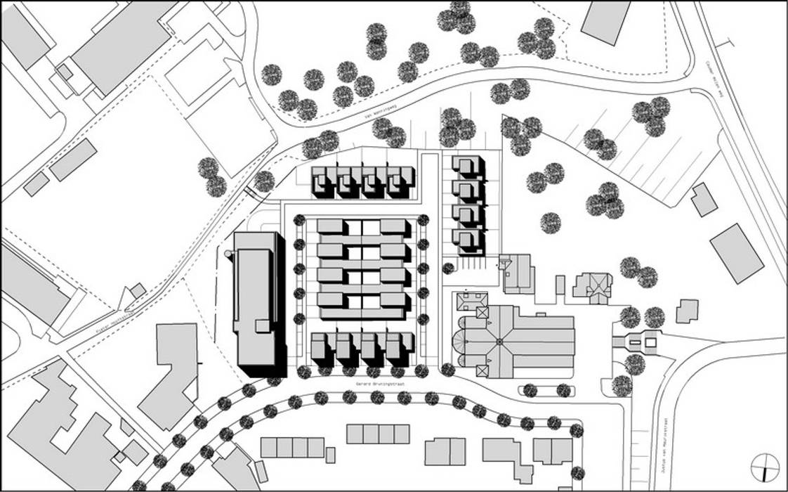 Prijsvraag woningbouw Molenberg, Heerlen Verheij Architect Eengezinswoning