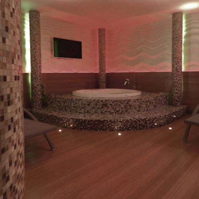 TESSERE DI BENESSERE, indaco design indaco design Baignoires à remous