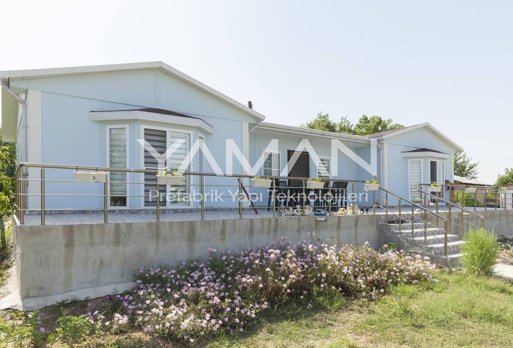 106 m2 Prefabrik Ev, Prefabrik Ev (Yaman Prefabrik) Prefabrik Ev (Yaman Prefabrik) Prefabricated home آئرن / اسٹیل