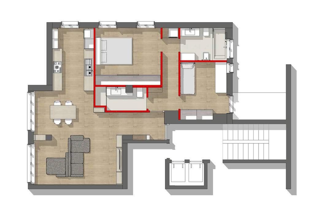 CONTEMPORANEO ZEN CITY LIFE, JFD - Juri Favilli Design JFD - Juri Favilli Design Multi-Family house