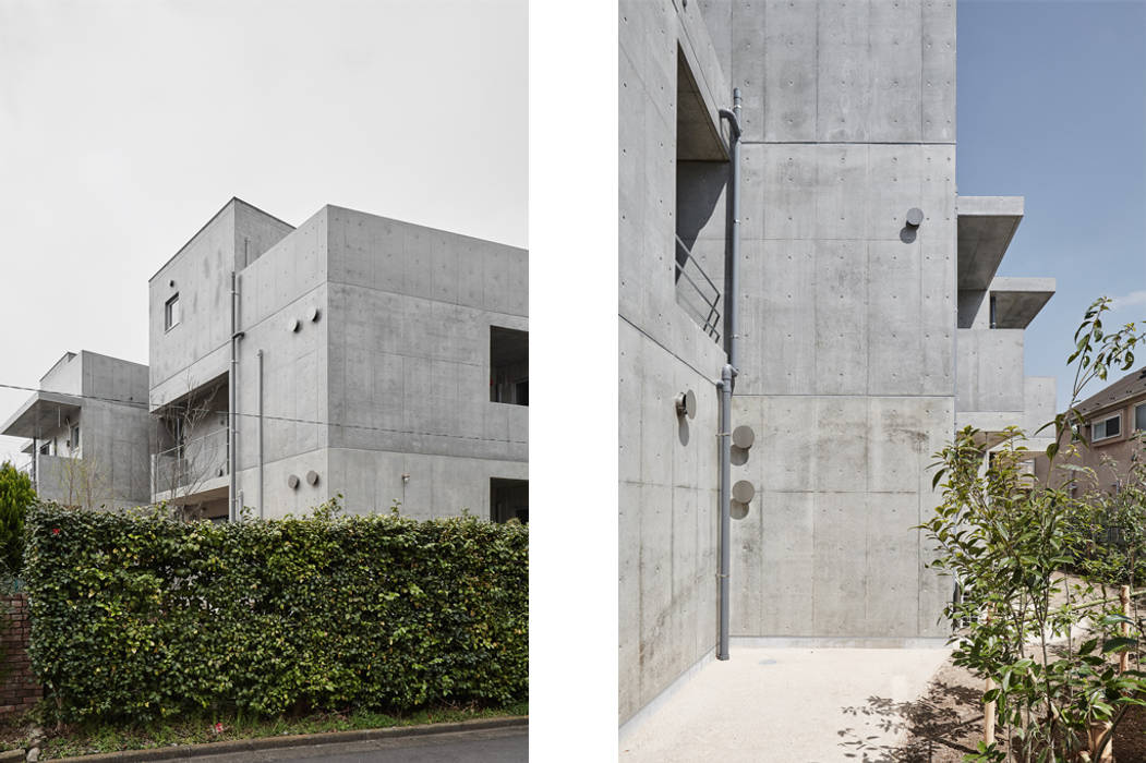 杉並の集合住宅, ＣＯ２ＷＯＲＫＳ ＣＯ２ＷＯＲＫＳ Modern houses Concrete