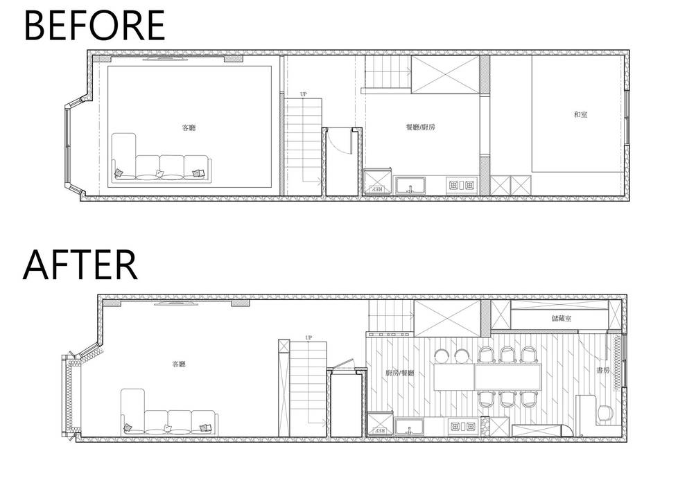 感．無界, FEELING室內設計 FEELING室內設計 Casas de estilo ecléctico