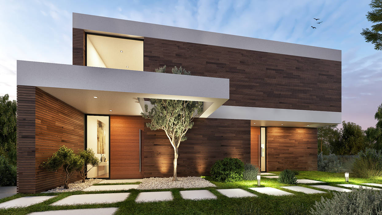 Moradia CS1 - 680 m² em Cascais, Traçado Regulador. Lda Traçado Regulador. Lda Villas لکڑی Wood effect