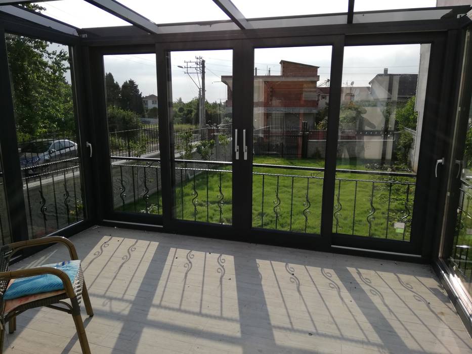 Darıca Kış Bahçesi Projesi, Yapısan Cephe Sistemleri Yapısan Cephe Sistemleri Modern conservatory Aluminium/Zinc