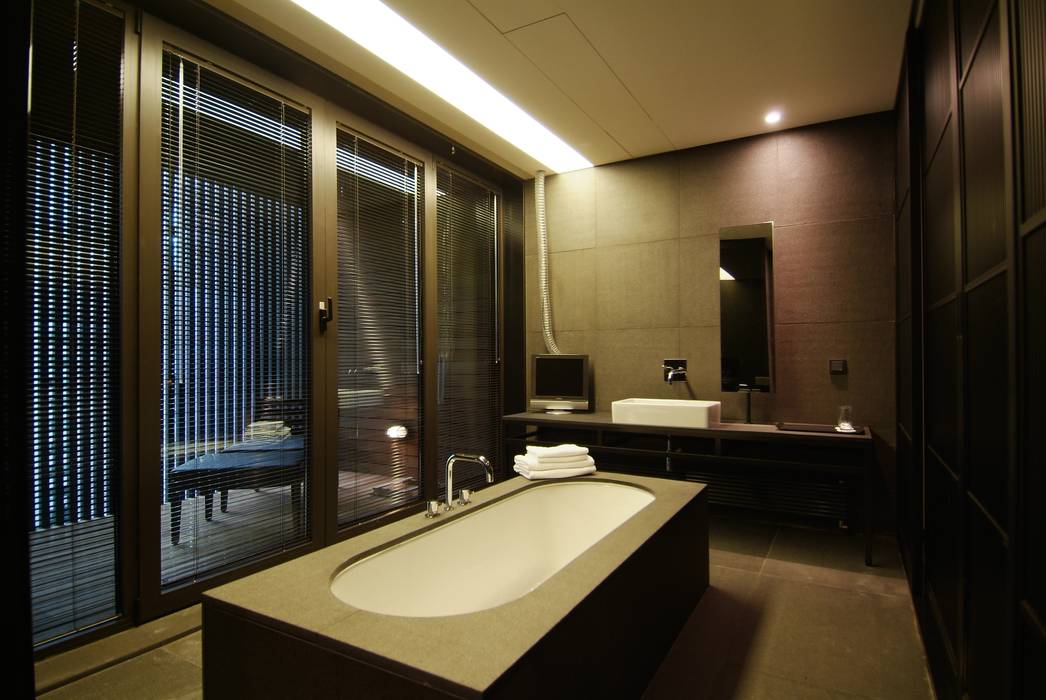 Hotel the mat (호텔 더매트), M's plan 엠스플랜 M's plan 엠스플랜 Salle de bain minimaliste