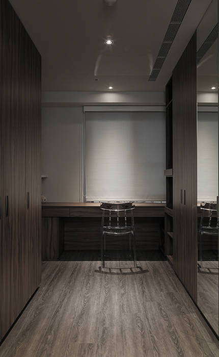 昇陽之道_灰石, 形構設計 Morpho-Design 形構設計 Morpho-Design Modern dressing room