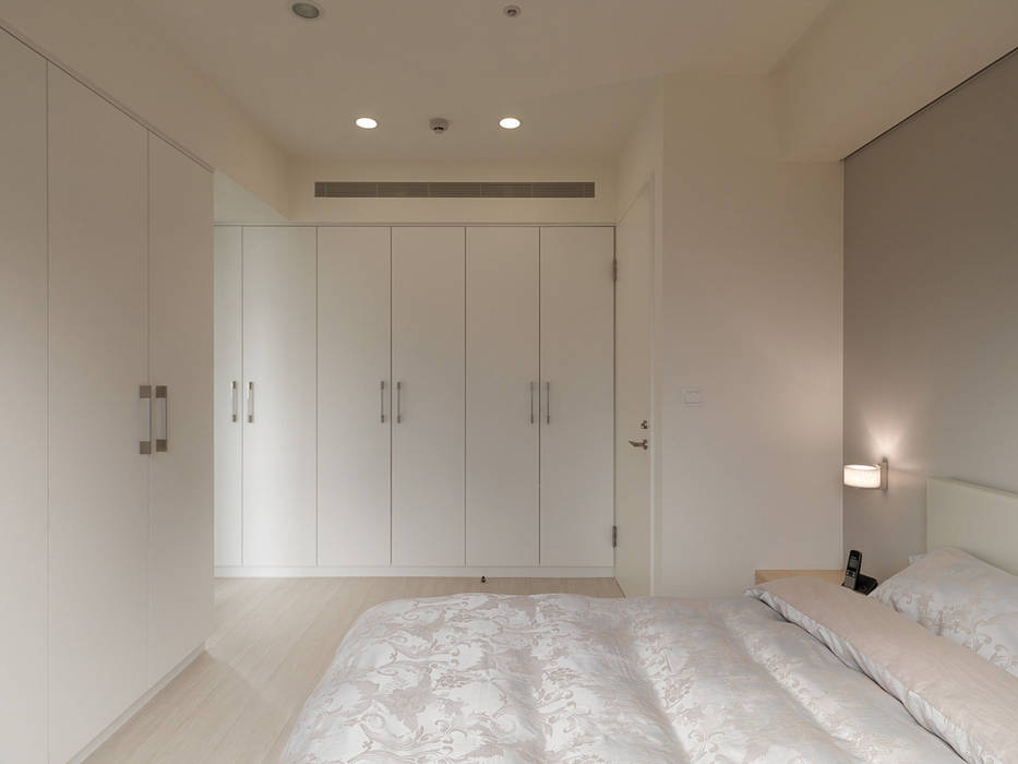 昇陽之道_暖木, 形構設計 Morpho-Design 形構設計 Morpho-Design Modern Bedroom