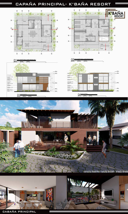 CABAÑA PARADIGMA ESTUDIO Espacios comerciales Hoteles