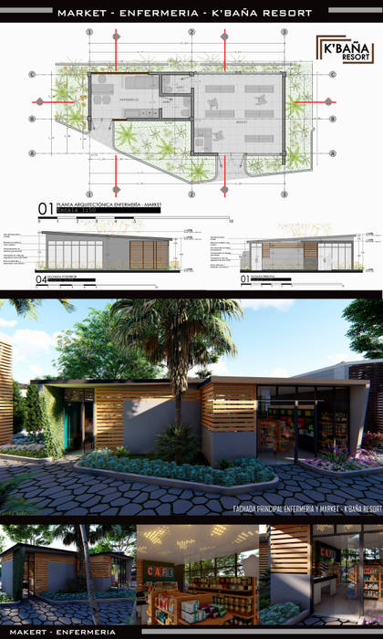 MARKET PARADIGMA ESTUDIO Espacios comerciales Hoteles