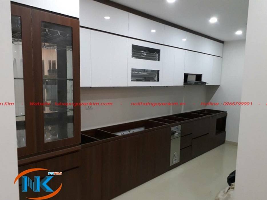 Tủ bếp gỗ acrylic hà nội không đường line giá tốt nhất tháng 7, Nội thất Nguyễn Kim Nội thất Nguyễn Kim