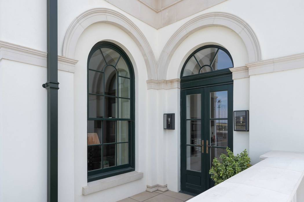 Green Traditional Aluminium Clad Wood Windows & Doors Marvin Windows and Doors UK شبابيك خشبية ألمنيوم/ زنك Windows,Doors,Aluminium Clad Wood,Aluminium,Timber,Patio Door,Sash Windows,Sliding Sash