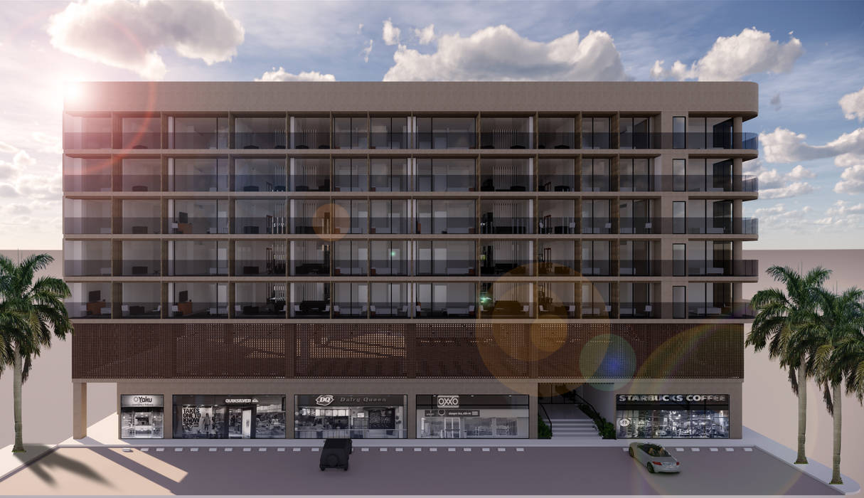 CONDOMINIO LA PAZ, MARTINECK ARQUITECTOS MARTINECK ARQUITECTOS 테라스 주택