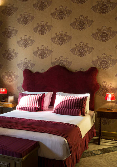 Interior Designe - Bedroom - Rome ARTE DELL'ABITARE Gewerbeflächen Mehrfarbig Hotels